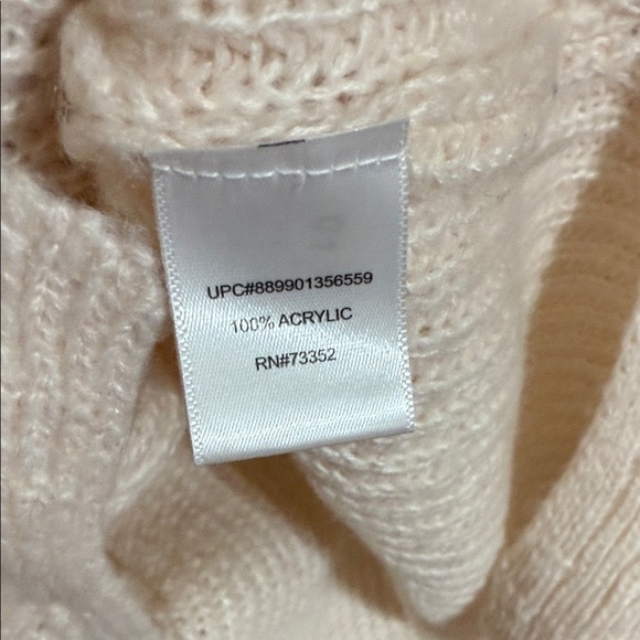 It's Our Time Cream V-Neck Sweater with Crisscross Back - Picture 6 of 7